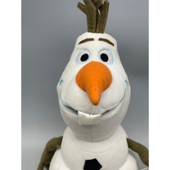 Olaf Frozen plush stuffed animal Disney Parks kids toy soft 11" white orange REA - Picture 5 of 13